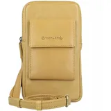 GREENLAND Nature Soft Handytasche Leder Safran