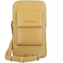 GREENLAND Nature Soft Handytasche Leder Safran