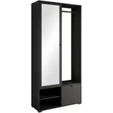 INOSIGN Garderobenschrank »DINO Kompaktgarderobe, Garderoben-Set DINO«, Mit Spiegel und Kleiderstange, 90 cm breit, Türanschlag wechselbar