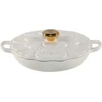 Le Creuset Gourmet-Profitopf Blume 26 cm White