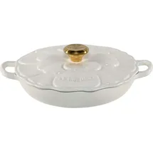 Le Creuset Gourmet-Profitopf Blume 26 cm White