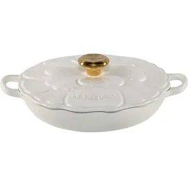Le Creuset Gourmet-Profitopf Blume 26 cm White