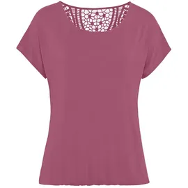 vivance by lascana Vivance Kurzarmshirt Beere 40