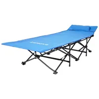 24move Feldbett Campingbett Blau