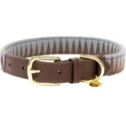 Hundehalsband Dreieck Kentucky braun|braun|braun XS