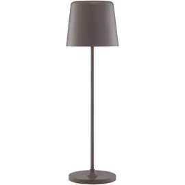 Brilliant LED Tischleuchte "Kaami - mobile LED Außen Tischlampe", braun (kaffee), Ø 10cm H: 37cm, 1 Stk., Leuchten, mobile LED Außen Tischlampe, 37 cm, 310 lm, Touchdimmer, USB, LED Tischleuchte