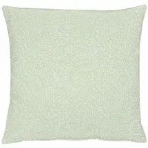 APELT Kissenbezug Uni Paisley 48 x 48 cm Blau