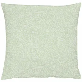 APELT Kissenbezug Uni Paisley 48 x 48 cm Blau