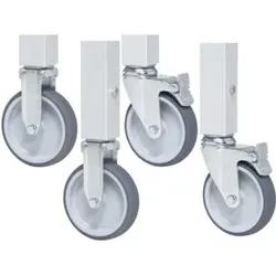 Rau Rollensatz 2 Bock- und 4 Lenkrollen
