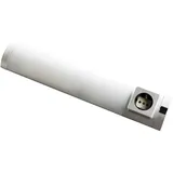 Heitronic LED Unterbauleuchte DETMOLD, 44.9cm, 5W 250lm IP20, mit Steckdose 1-fach, mit Ein-/Auschalter, weiß