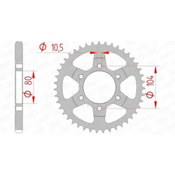 AFAM Standard-Stahlkrone 16610 - 525