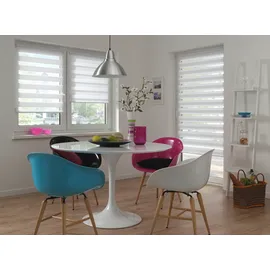GARDINIA Doppelrollo Easyfix 60 x 150 cm Weiß