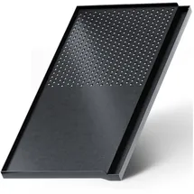 evocamp Grillplatte 45 x 24 cm Aluminium schwarz