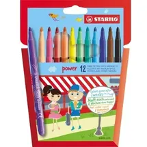 Stabilo Fasermaler power 280/12-01 2mm sortiert 12 St./Pack.