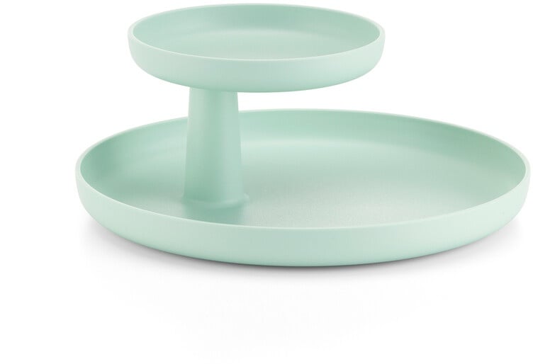 Vitra Etagere Rotary Tray grün, Designer Jasper Morrison, 12 cm