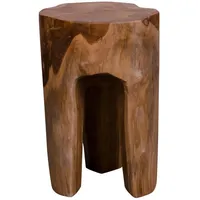 VCM Rain Hocker aus Teak Natur.