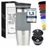MILU Thermobecher 0,37 l Grau