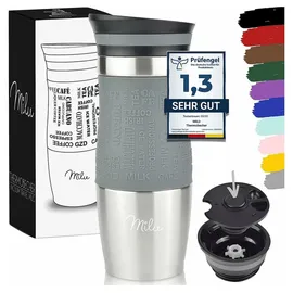 MILU Thermobecher 0,37 l Grau