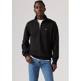 Levi's Original HM 1/4 Zip Sweatshirt Herren Schwarz XL
