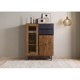 Wolf Möbel Highboard 100 x 135 x 40 cm Natur / Braun