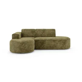 OTTO home Eckcouch Polyester 2-Sitzer Grün