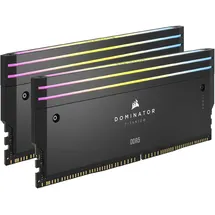 Corsair Dominator Titanium DDR5 RGB Lichtverstärkungs-Kit – 2X Module – 0GB RAM – CORSAIR iCUE-Kompatibel – Schwarz