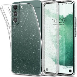 Spigen Liquid Crystal Glitter Galaxy S22+), Smartphone Hülle, Transparent