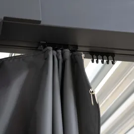 Sunjoy Vorhang für Matterhorn Multi-Pergola 306 x 406 cm Grau/Mehrfarbig