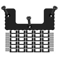 NyVoozy Milwaukee Packout Cleats, Cleat 'n' Feet Cleats kompatibel mit Milwaukee Packout System, MountTool Box Aufbewahrungssystem überall (schwarz)