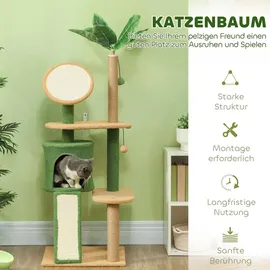 PawHut Kratzbaum 139 cm grün