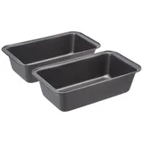 Amazon Basics Brotbackform 2er-Set 27 x 15 x 7 cm