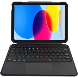 Deqster Smart Combo Touch Keyboard iPad 10.9" 10. Gen. Apple smart connector, Deutsches Layout QWERTZ