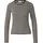 Comma, Gestreiftes Longsleeve mit dezentem Glitzergarn - braun|weiß - 36