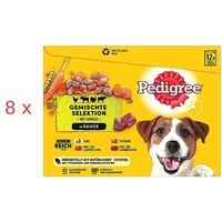 PEDIGREE Gemischte Selektion mit Gemüse in Sauce 48 x 100 g