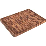 Tramontina Teak Stirnholz massiv, Schneidebrett, 45 x 34 x 3 cm