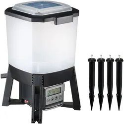 UBBINK Fisch-Futterautomat "Koi Feeder - SOLAR", baumarkt, B:25,2cm H:42cm L:27,5cm T:42cm, Futterautomaten, Solarbetrieben