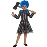 Funidelia | Horror-Clown Kostüm für Mädchen Clowns, Killer Clown, Halloween, Horror - Kostüm für Kinder & Verkleidung für Partys, Karneval & Halloween - Größe 10-12 Jahre - Granatfarben