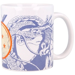 Dragon Ball Tasse Anime DragonBall Goku Kaffeetasse Teetasse Geschenkidee 330 ml, Keramik bunt|gelb