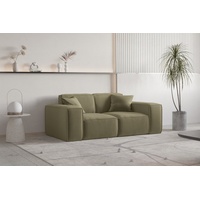 Fun Möbel Sofa Designersofa CELES PREMIUM 2-Sitzer in Stoff,