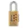 Burg Wächter Vorhängeschloss Combi-Lock 80 15M gold, 1 St.