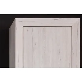 Möbel Akut JAMBO Garderobenschrank 65 x 0 x 0 cm Weiß/Braun