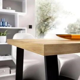 Dmora Campello 140 x 75 x 90 cm Nodi-Eiche braun