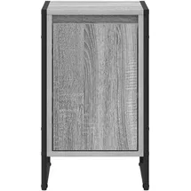 vidaXL Nachtschrank Graues Sonoma 39,5 x 30 x 50 cm Grau