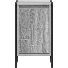 vidaXL Nachtschrank Graues Sonoma 39,5 x 30 x 50 cm Grau