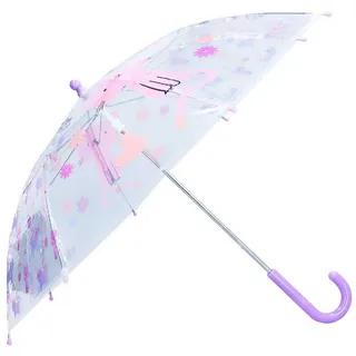 COFI Prêt Kinder-Regenschirm ? 71 cm Katze-Design, transparent & handlich