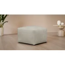 LeGer Home by Lena Gercke Hocker YANI Polyester 65 x 46 x 65 cm Beige