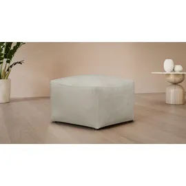 LeGer Home by Lena Gercke Hocker YANI Polyester 65 x 46 x 65 cm Beige