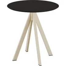 Essentials Infinity Klapptisch 70 x 70 x 73,2 cm schwarz/khaki