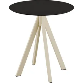 Essentials Infinity Klapptisch 70 x 70 x 73,2 cm schwarz/khaki