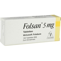 Teofarma FOLSAN 5 mg Tabletten 100 St